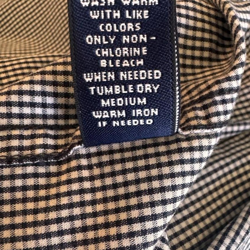 🏁 CONSENSUS Men's Gingham Long Sleeve Button Down Shirt 🏁 - Picture 6 of 6